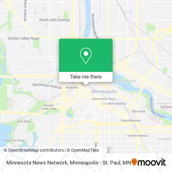 Minnesota News Network map