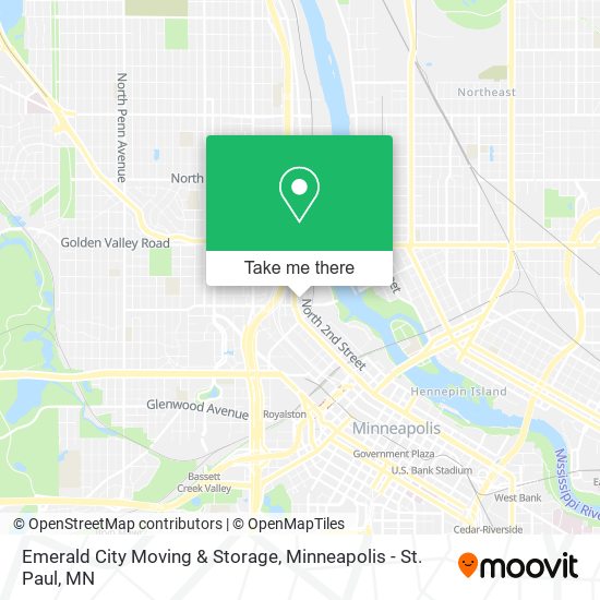 Mapa de Emerald City Moving & Storage