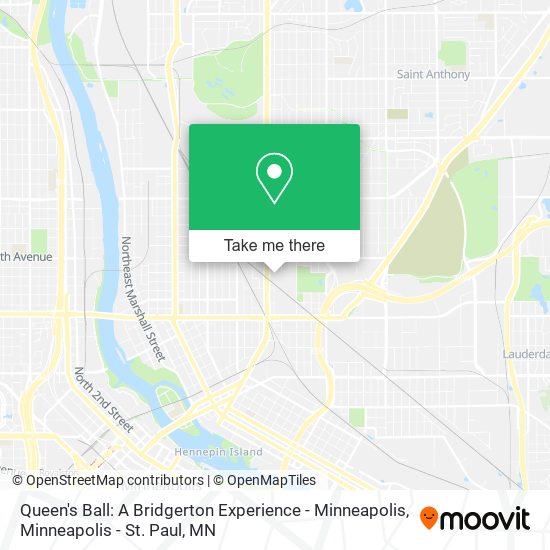 Queen's Ball: A Bridgerton Experience - Minneapolis map