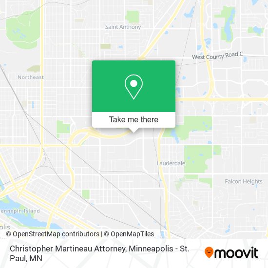 Christopher Martineau Attorney map