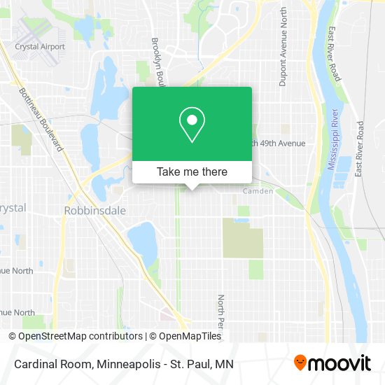 Cardinal Room map