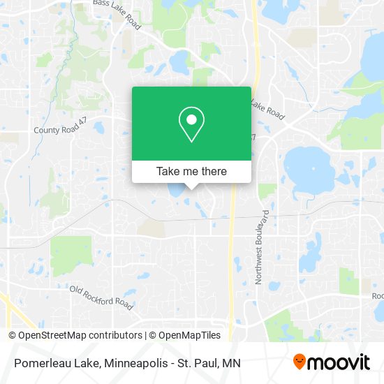 Mapa de Pomerleau Lake