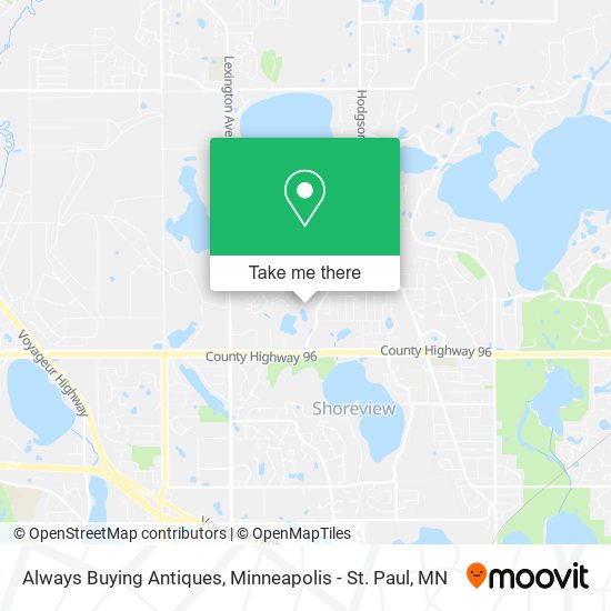Always Buying Antiques map