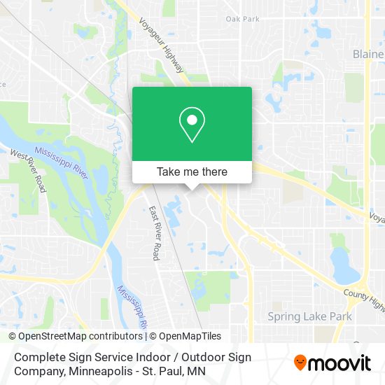 Complete Sign Service Indoor / Outdoor Sign Company map