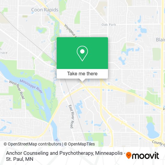 Anchor Counseling and Psychotherapy map