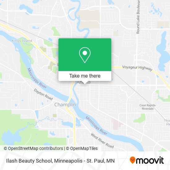 Mapa de Ilash Beauty School
