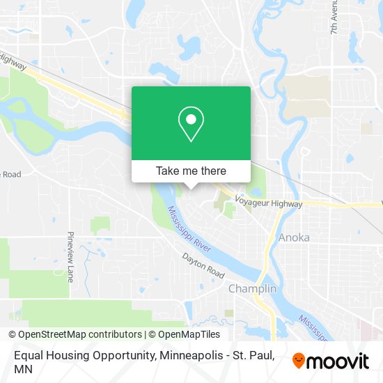 Mapa de Equal Housing Opportunity