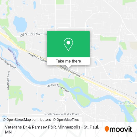 Mapa de Veterans Dr & Ramsey P&R