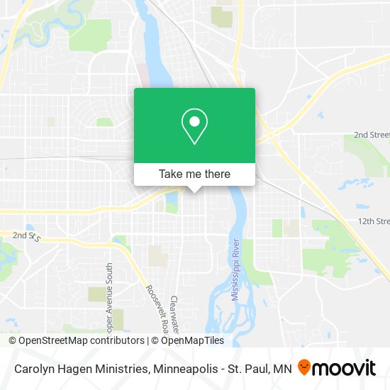 Mapa de Carolyn Hagen Ministries