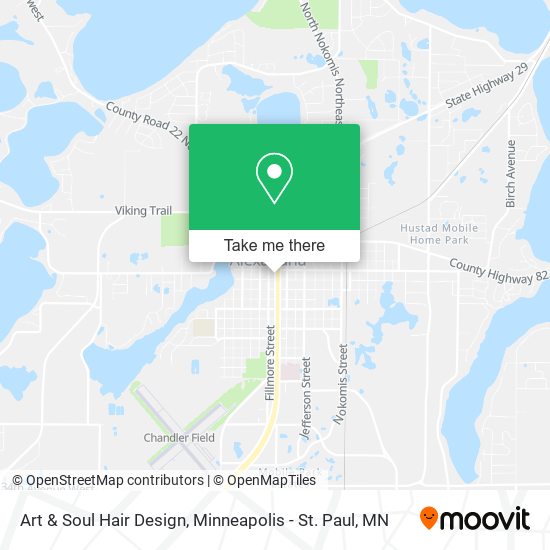 Mapa de Art & Soul Hair Design