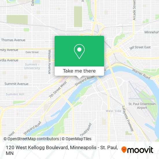 120 West Kellogg Boulevard map