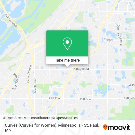 Mapa de Curves (Curve's for Women)