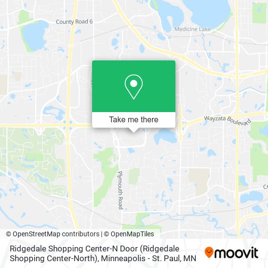 Mapa de Ridgedale Shopping Center-N Door (Ridgedale Shopping Center-North)
