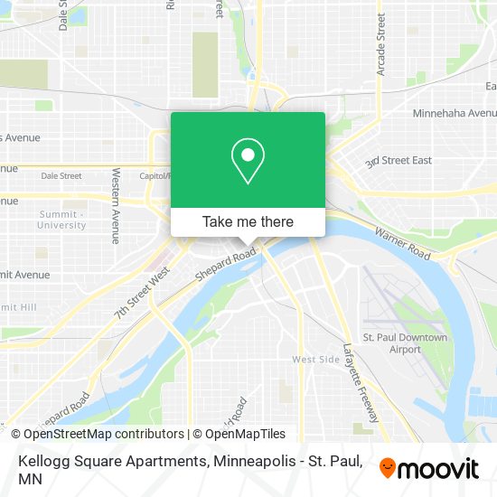 Mapa de Kellogg Square Apartments