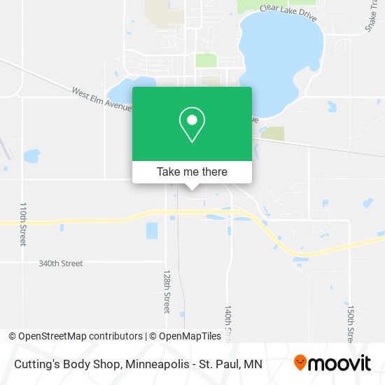Mapa de Cutting's Body Shop