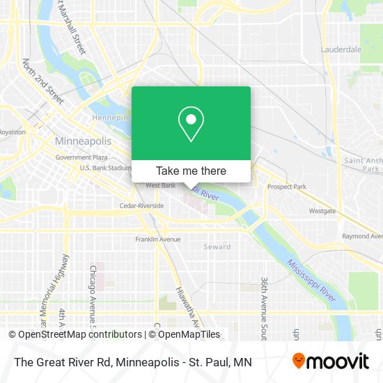 Mapa de The Great River Rd