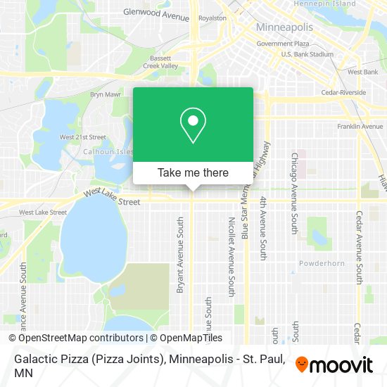 Galactic Pizza (Pizza Joints) map