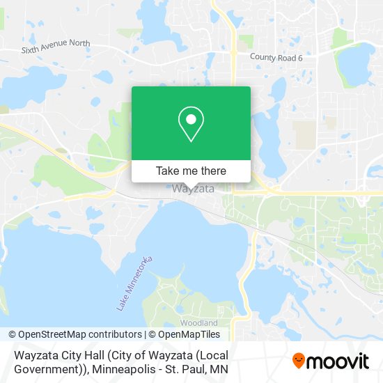 Wayzata City Hall (City of Wayzata (Local Government)) map