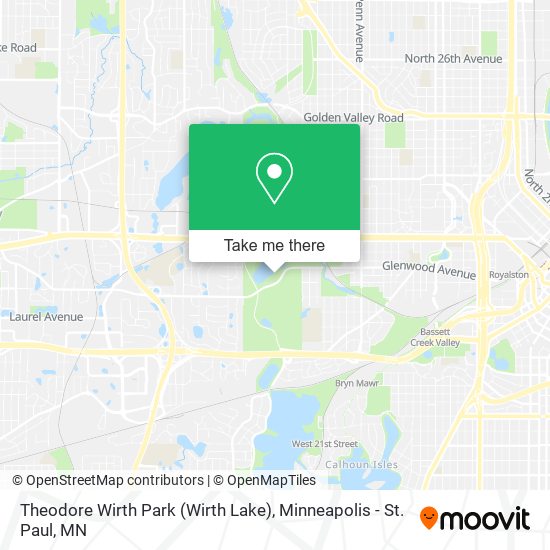 Theodore Wirth Park (Wirth Lake) map