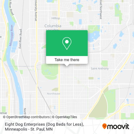 Eight Dog Enterprises (Dog Beds for Less) map