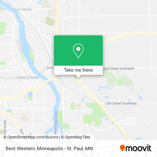 Best Western map