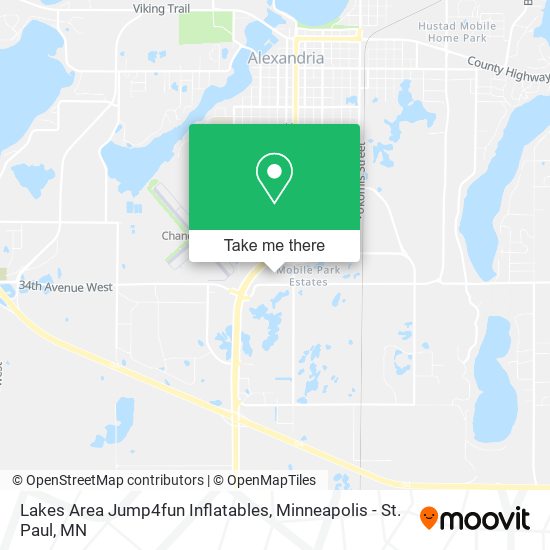 Lakes Area Jump4fun Inflatables map