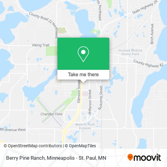 Mapa de Berry Pine Ranch