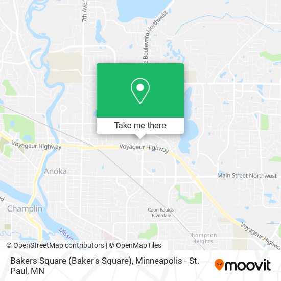 Bakers Square (Baker's Square) map