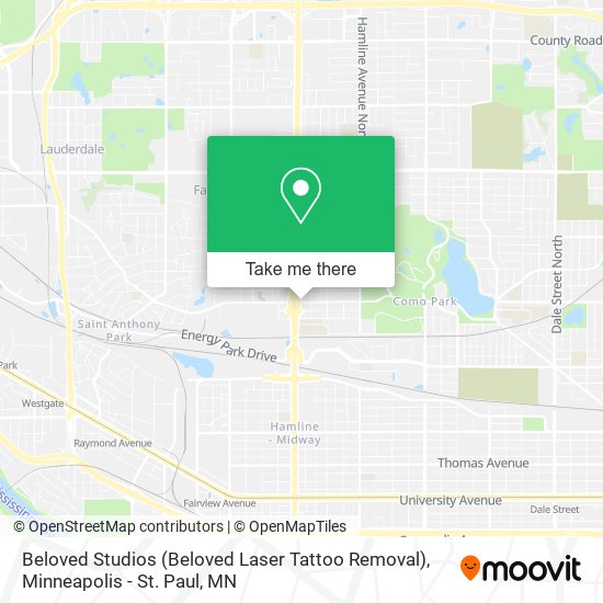 Beloved Studios (Beloved Laser Tattoo Removal) map