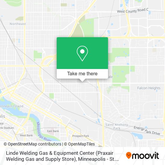 Linde Welding Gas & Equipment Center (Praxair Welding Gas and Supply Store) map