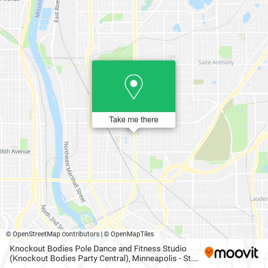 Knockout Bodies Pole Dance and Fitness Studio (Knockout Bodies Party Central) map