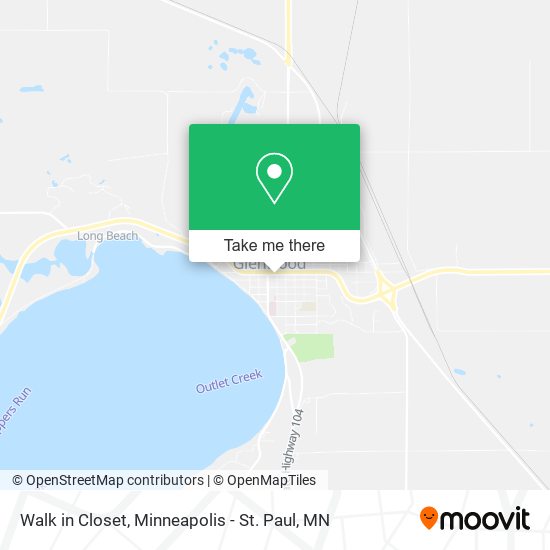 Walk in Closet map