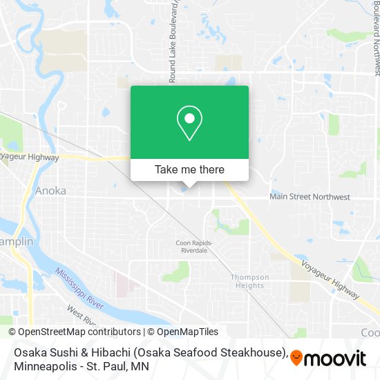 Osaka Sushi & Hibachi (Osaka Seafood Steakhouse) map