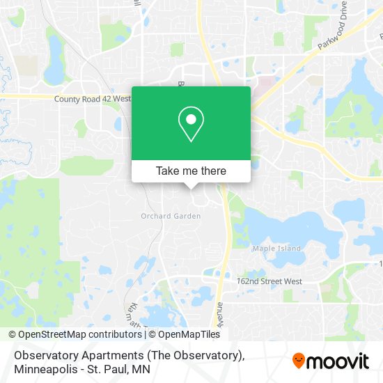 Mapa de Observatory Apartments (The Observatory)