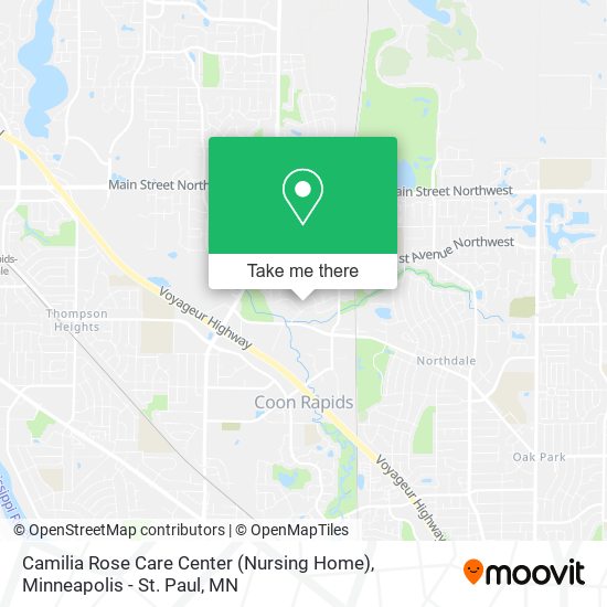Camilia Rose Care Center (Nursing Home) map