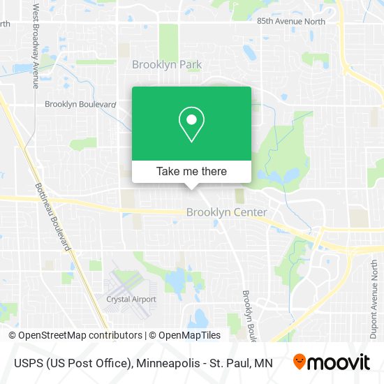 USPS (US Post Office) map