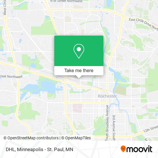 Mapa de DHL