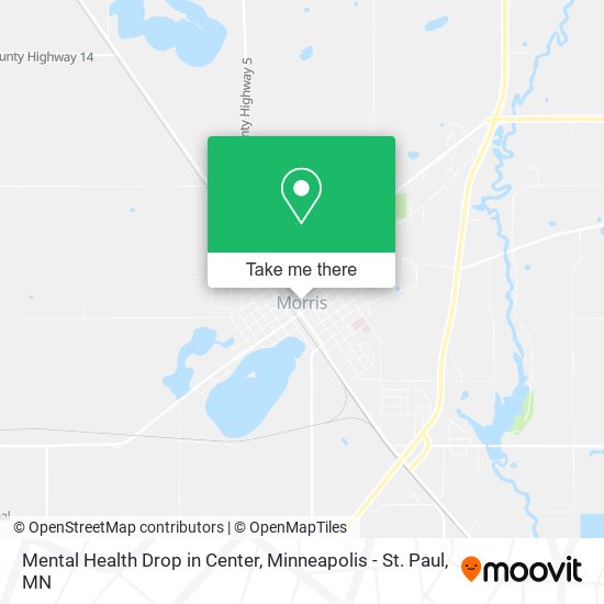 Mental Health Drop in Center map