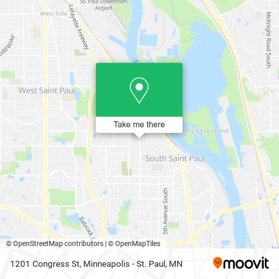 Mapa de 1201 Congress St