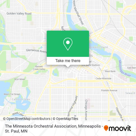 Mapa de The Minnesota Orchestral Association