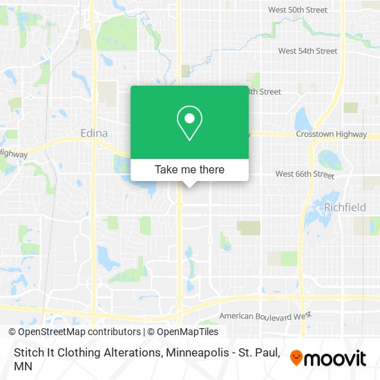 Stitch It Clothing Alterations map