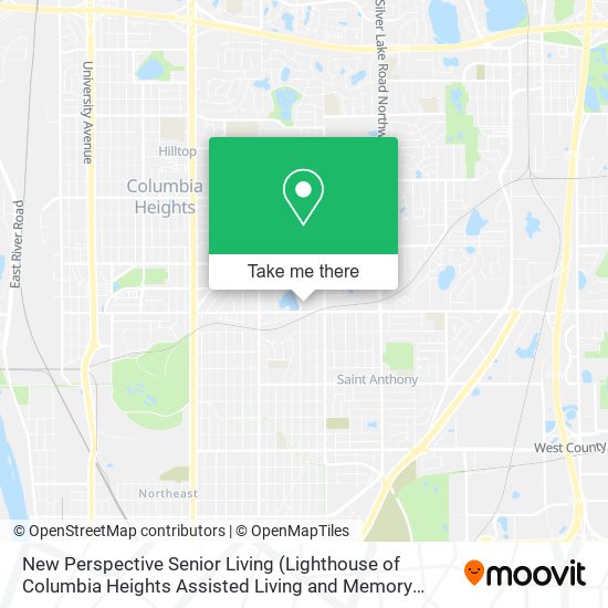 New Perspective Senior Living (Lighthouse of Columbia Heights Assisted Living and Memory Care) map