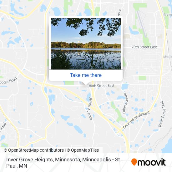 Inver Grove Heights, Minnesota map