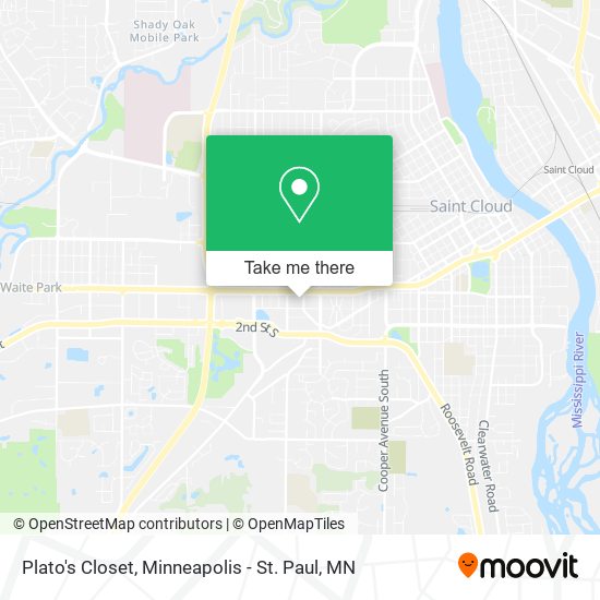 Plato's Closet map
