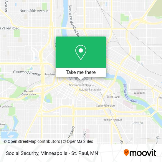Social Security map