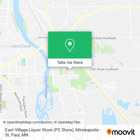 East Village Liquor Store (PC Store) map