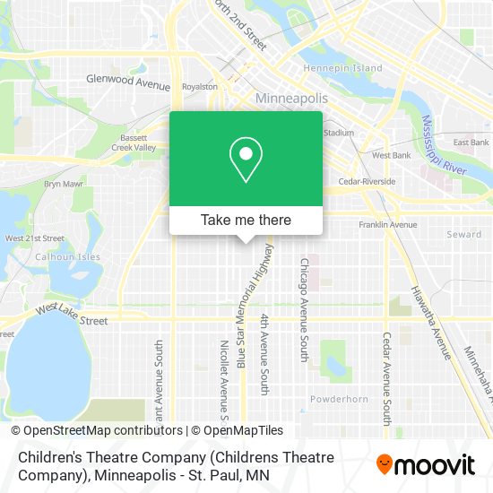 Mapa de Children's Theatre Company (Childrens Theatre Company)