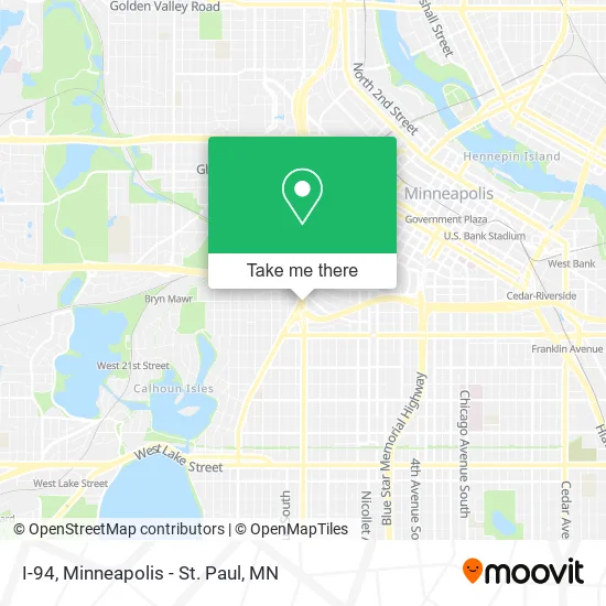I-94 map