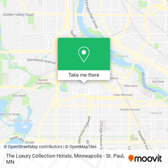 The Luxury Collection Hotels map