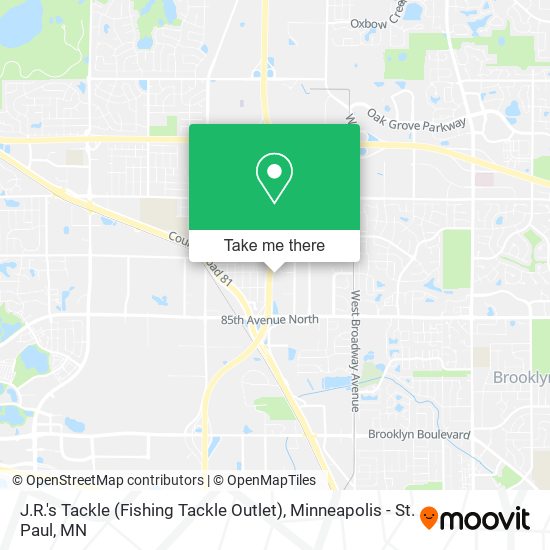 J.R.'s Tackle (Fishing Tackle Outlet) map